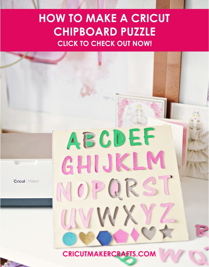 DIY Cricut Chipboard Puzzle - (Alphabets and Numbers) - Jav Sid